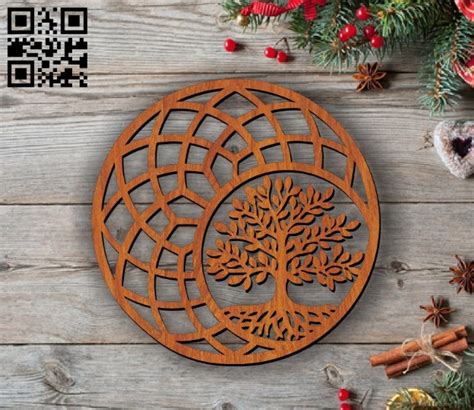 Tree E0011715 File Cdr And Dxf Free Vector Download For Laser Cut