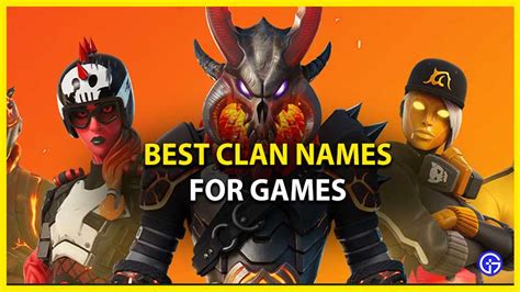 100+ Best Gaming Clan Names (2022) - Gamer Tweak