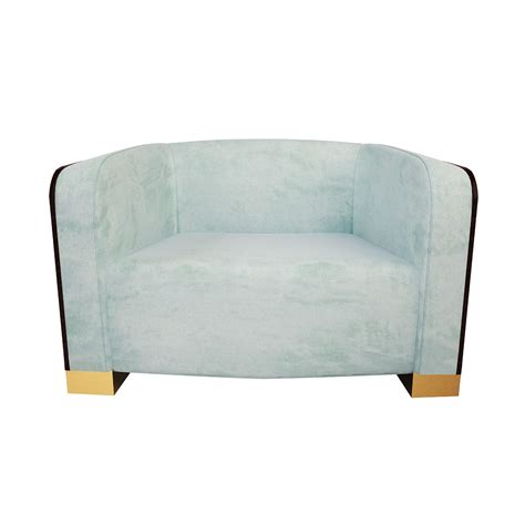 Contemporary sofa - SCARLETT - By Swans - velvet / ebony / wood veneer