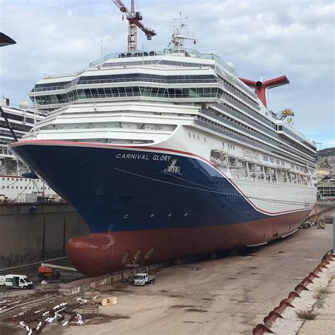 Carnival Glory Becomes Latest Carnival Cruise Ship To Receive New Hull ...