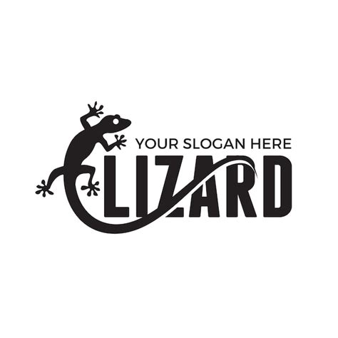 Premium Vector | Lizard logo