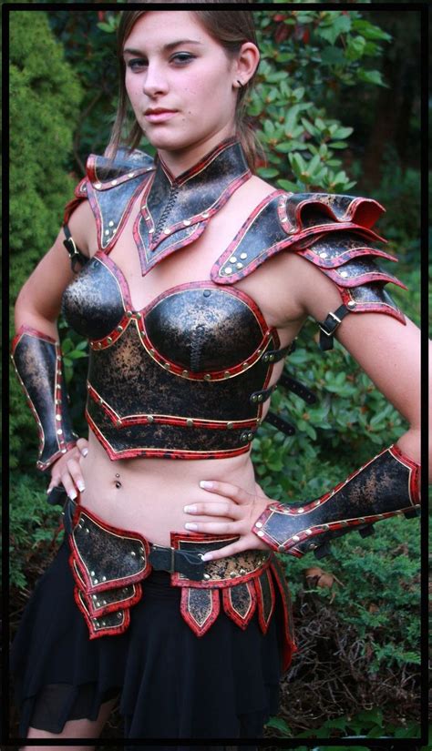 Celebrate The Odd! | Leather armor, Warrior costume, Female armor