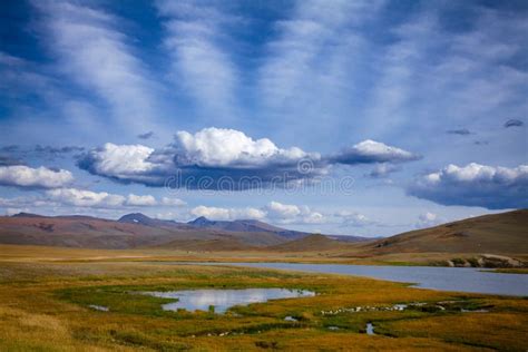 Barren Mountain Landscape Altai Mountains Mongolia Stock Image - Image ...