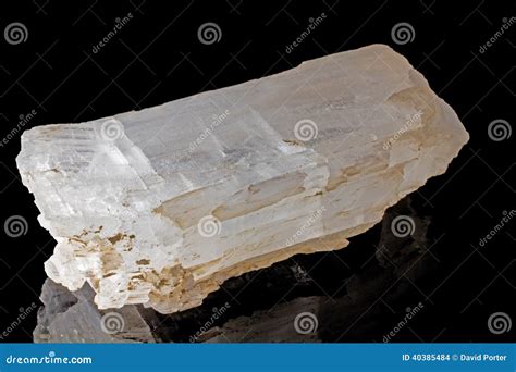 Calcite Mineral Specimen stock photo. Image of clear - 40385484