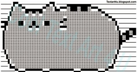 Pusheen The Cat ASCII Art Copy Paste Codes | Cool ASCII Text Art 4 U