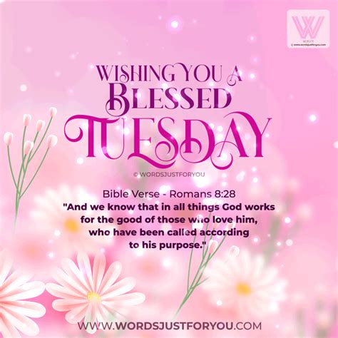 Tuesday Blessings Bible Verse GIFs » WordsJustforYou.com - Original ...