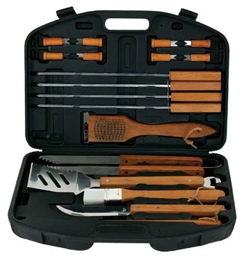 18PCS essential BBQ tools grill set/professional aluminum cooking ...