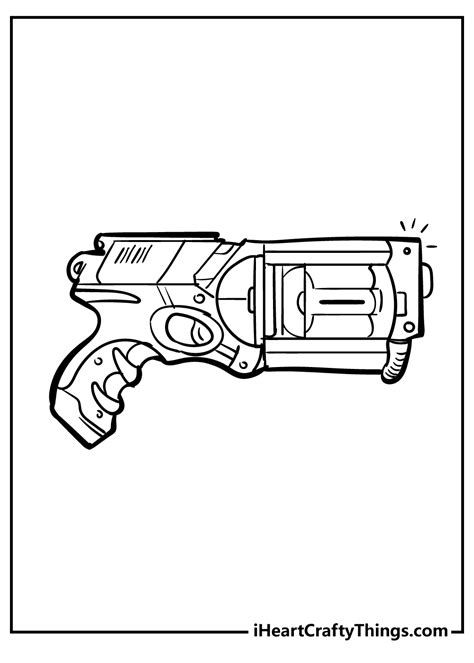 Coloring Pages Nerf Gun