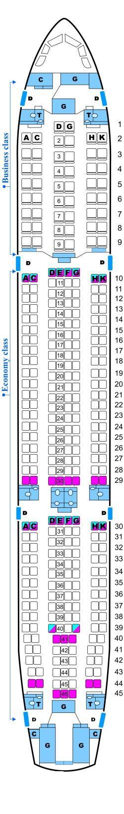 Seat Map Skyservice Airlines Airbus A330 300 | SeatMaestro