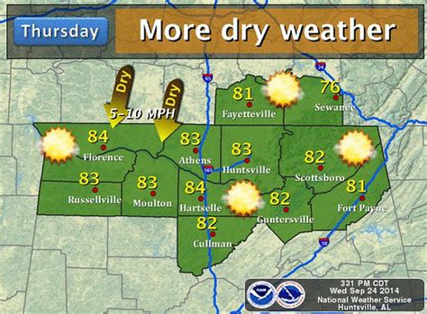 Today's north Alabama weather: Mild with highs near 84 - al.com