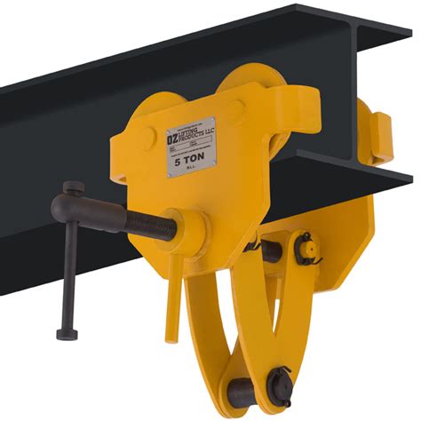 Beam Trolley with Clamp - Capacity: 5 Ton