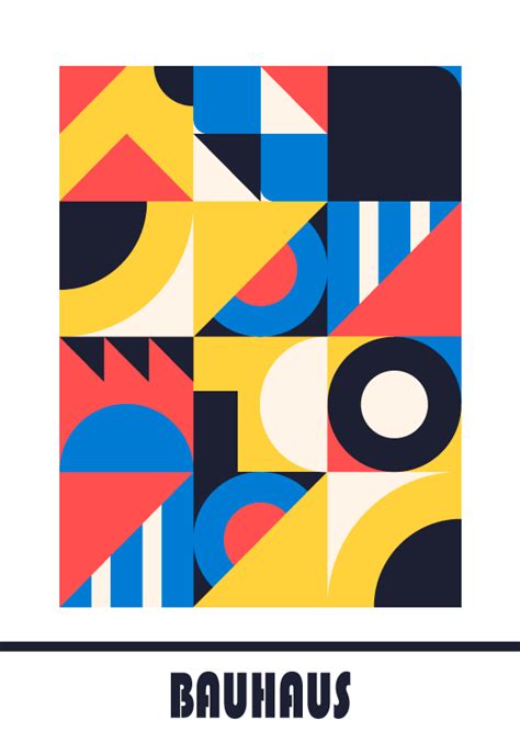 Bauhaus poster design - TenStickers