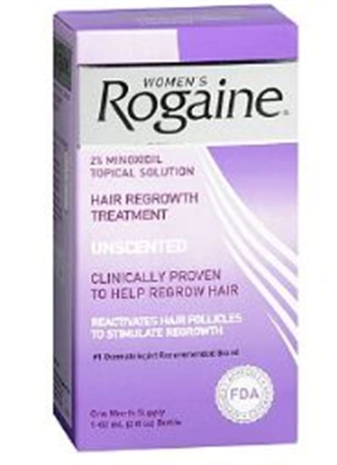 Rogaine 2% Minoxidil Solution Hair Regrowth Treatment - Reviews ...