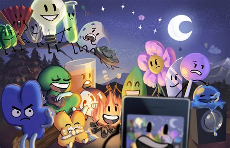 Campfire Song Objects BFDI X II 2022 Meetup Print 11 - Etsy Singapore