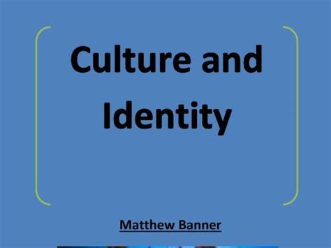 Culture and Identity Workbooklet - AS Sociology | Teaching Resources