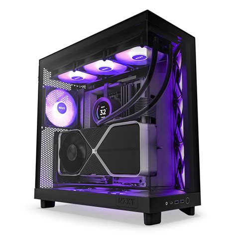 NZXT H6 FLOW RGB EDITION ATX MID TOWER BLACK CASE - Nexcom Computers