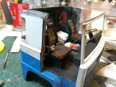 Photo: scania 141 model interior wip6 | "Old. But Runs!" album | Tiking ...