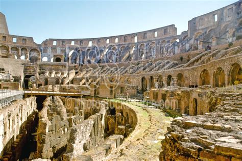 Photo of Inside the Colosseum by Photo Stock Source - ruin, Rome, Italy ...