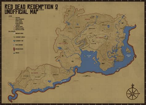 Mapping Red Dead Redemption 2! Landmark Analysis Thread - Red Dead ...