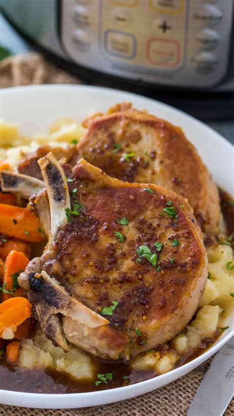 Instant Pot Pork Chops in Apple Cider Recipe [VIDEO] - S&SM