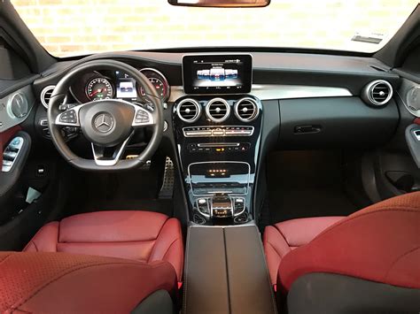 Lease Take Over: 2015 Mercedes Benz C300 White on Red Interior - LA ...