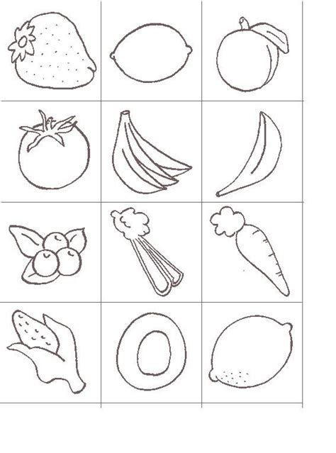 Printable Coloring Pages Fruits And Vegetables : Coloring Pages of ...