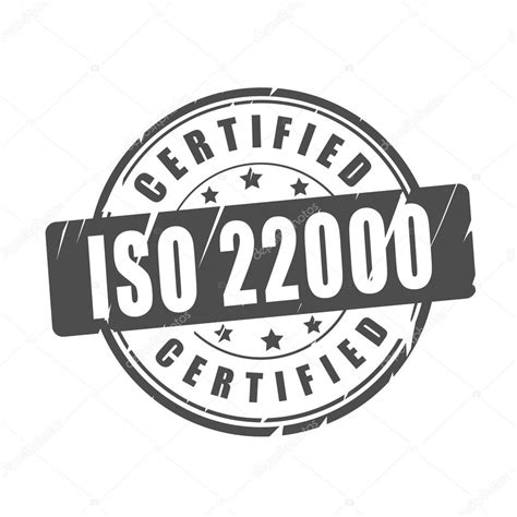 ISO 22000 certified vector stamp — Stock Vector © andriano_cz #99724068