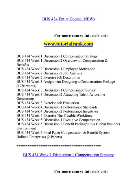 Bus 434 Possible Is Everything--tutorialrank.com by PrescottLunt69 - Issuu