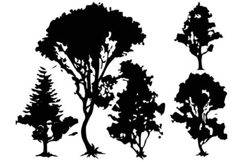 Tree Dxf Vector Art, Icons, and Graphics for Free Download