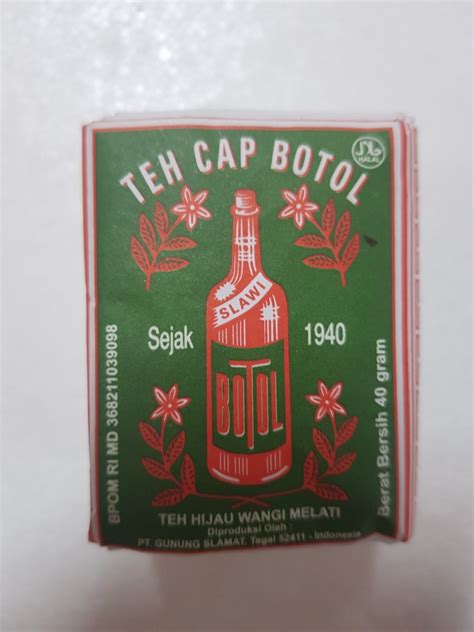 Teh tubruk cap botol