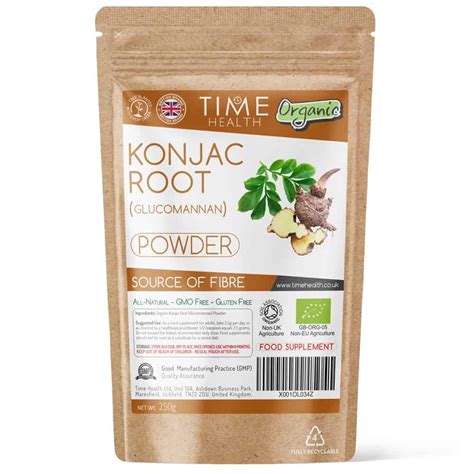 Organic Konjac Root Powder (Glucomannan) - Weight Management - Source ...