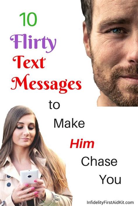 Top 10 Flirty Text Messages to Make Him Chase You | Flirty text ...