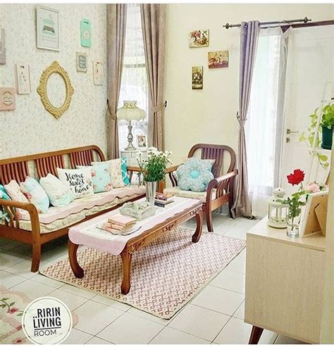 30 Desain Ruang Tamu Shabby Chic Minimalis Cantik Terbaru 2021 | Dekor ...