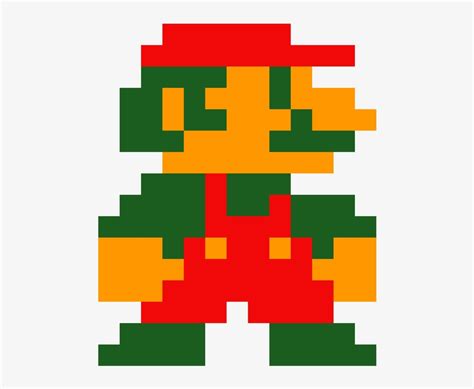 8 Bit Pixel Art Mario - Fearless, just, and able to transform into ...