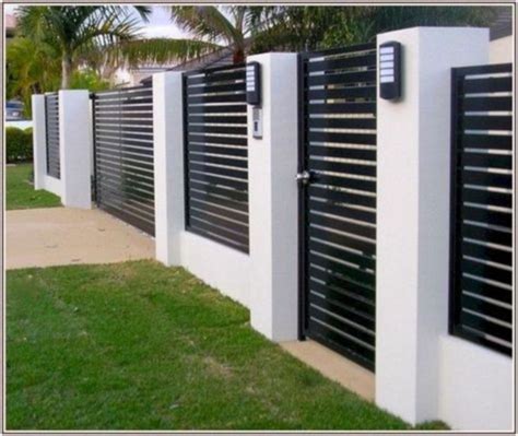 49 Gorgeous Modern Fence Design Ideas To Enhance Your Beautiful Yard ...