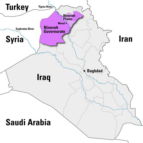 Ancient Nineveh Map