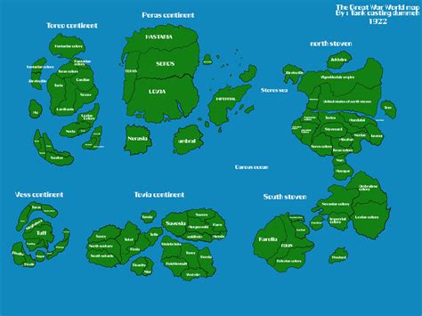 The Great War World map by kucinghijau2532211 on DeviantArt