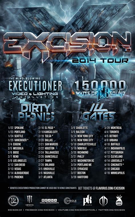 EXCISION Tour Dates 2016 - 2017 - concert images & videos TourLALA.com