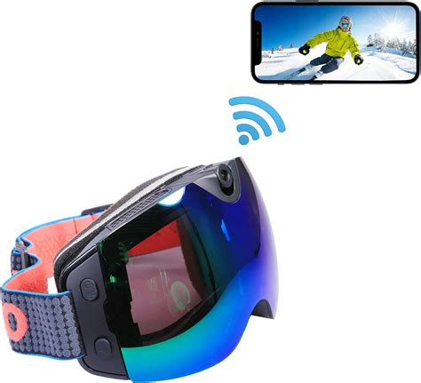 OhO Camera Ski Goggles, 4K Camera Snowboard Goggles with WiFi Feature ...