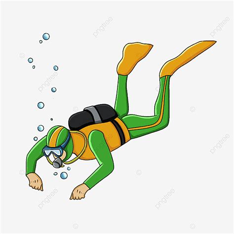 Diver Clipart Transparent Background, Scuba Diver Clipart, Diver ...