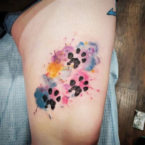 Top 65+ Best Cat Paw Print Tattoo Ideas - [2020 Inspiration Guide]