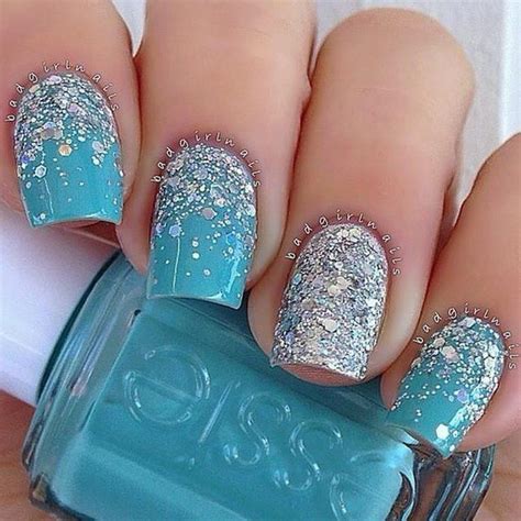 70+ Stunning Glitter Nail Designs 2017