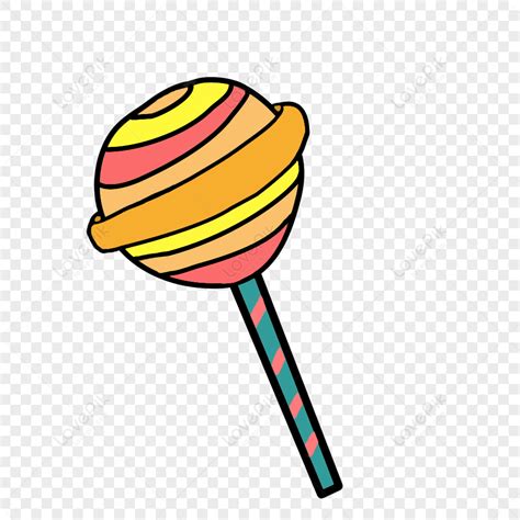 Kartun Mudah Gula-gula Gula-gula Lollipop gambar unduh gratis_imej ...