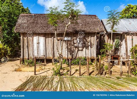 Typical Malagasy village stock photo. Image of nosy - 156785996