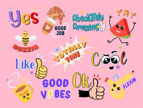 Download Cute Stickers Collection for Free | Frebers