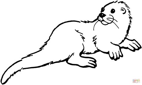 Otter Coloring Pages