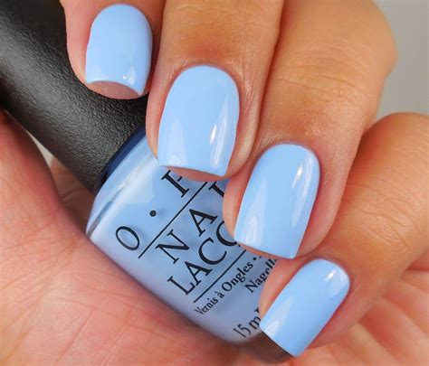 OPI: The I’s Have It ... a light blue creme nail shimmer polish from ...