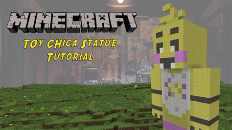 Minecraft Tutorial: Toy Chica (Five Nights At Freddy's 2) Statue - YouTube