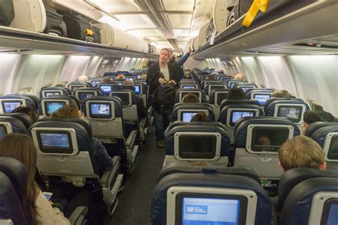 United Boeing 757 Interior