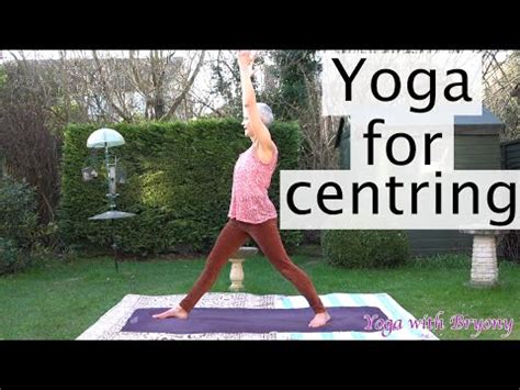 Yoga for centring - YouTube